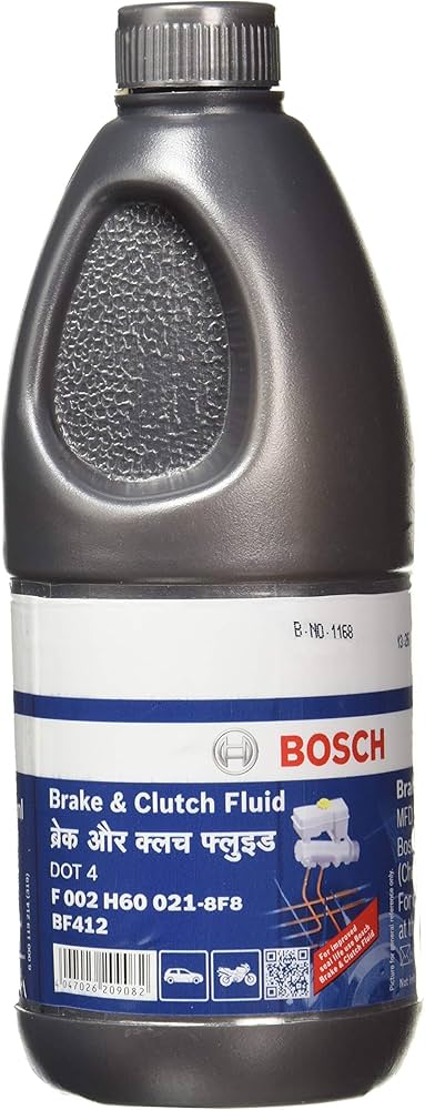 Bosch DOT 4 Brake & Clutch Fluid (0.5L) | High Performance Brake Fluid